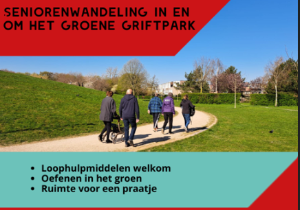 Seniorenwandeling in het Griftpark