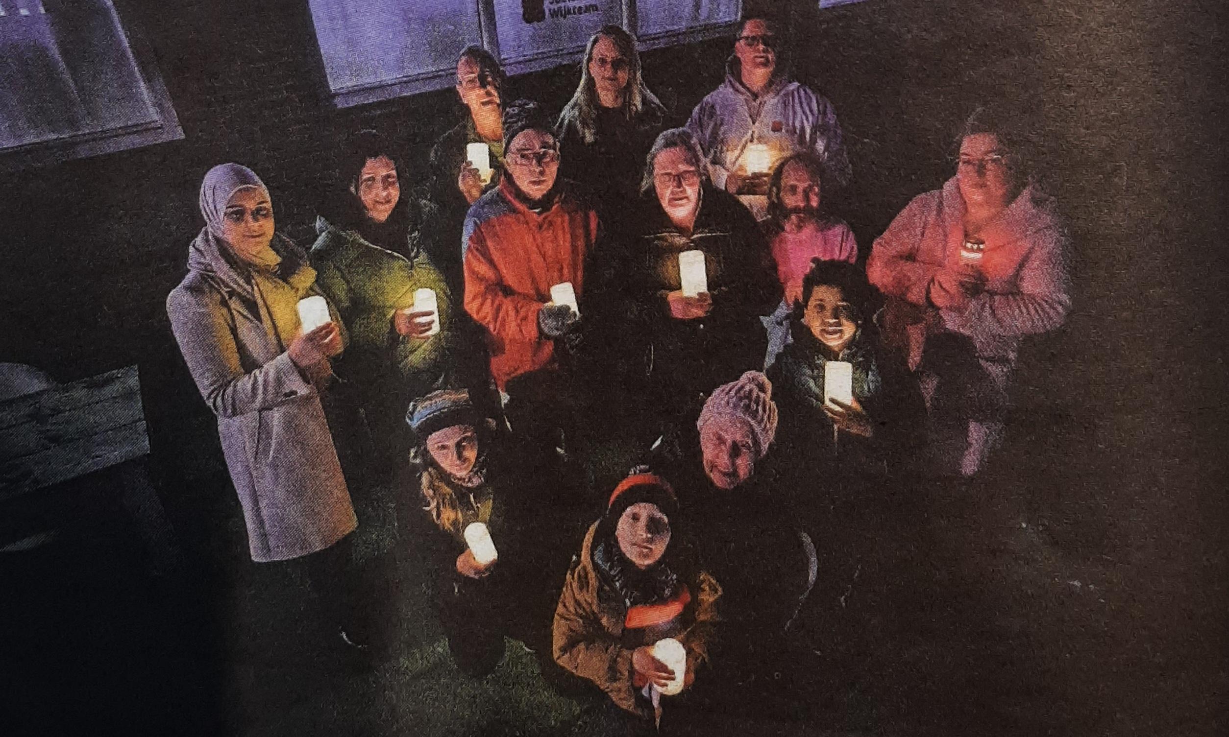 Wijkcentrum de Zuidhoek brandt lichtje voor nabestaanden aardbeving