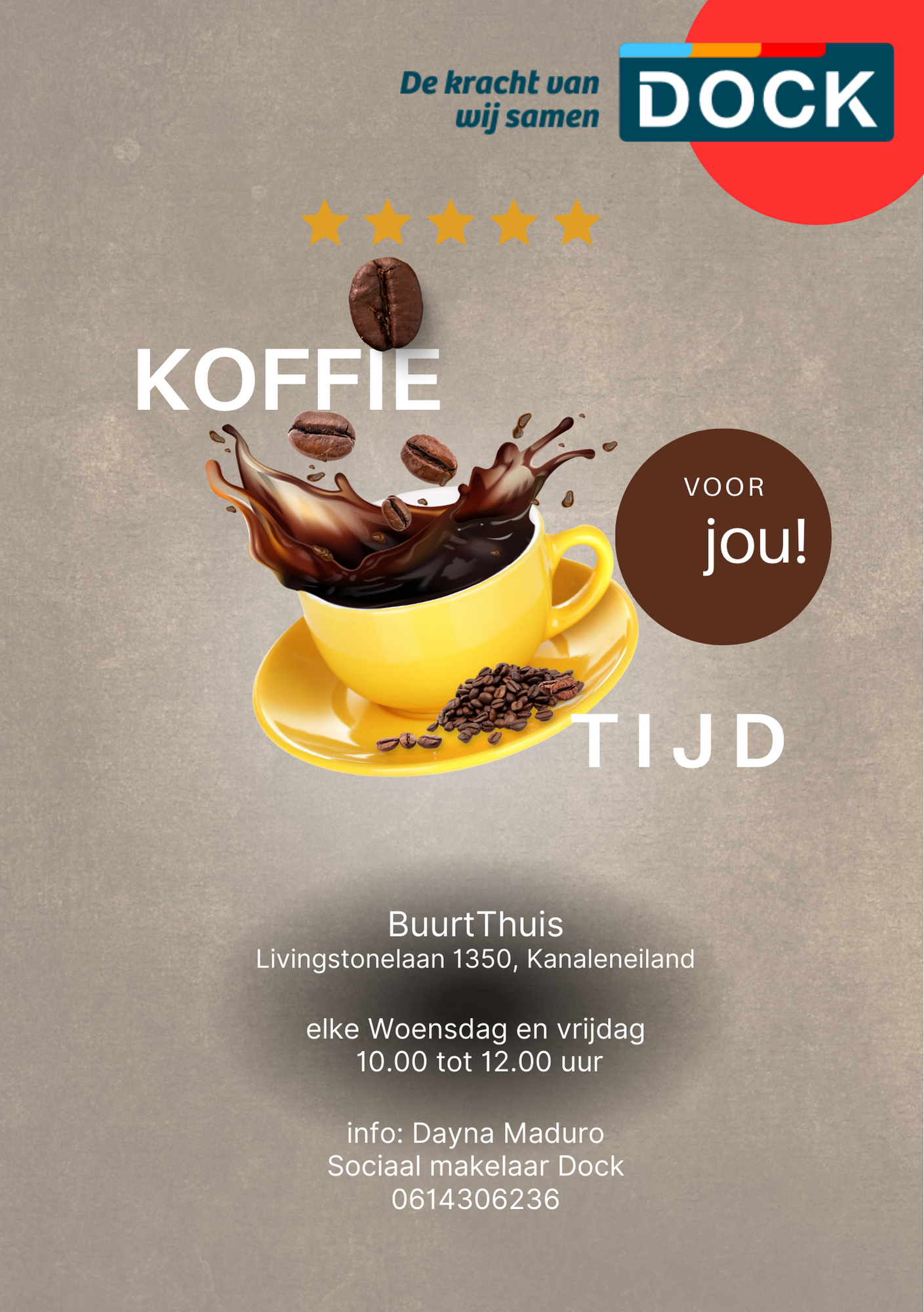 Koffietijd, voor jou!