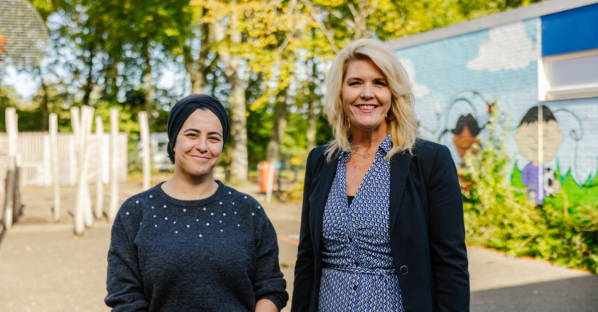 Naïma Toutouh en Petra Glandorff voor CBS Kleurenpracht