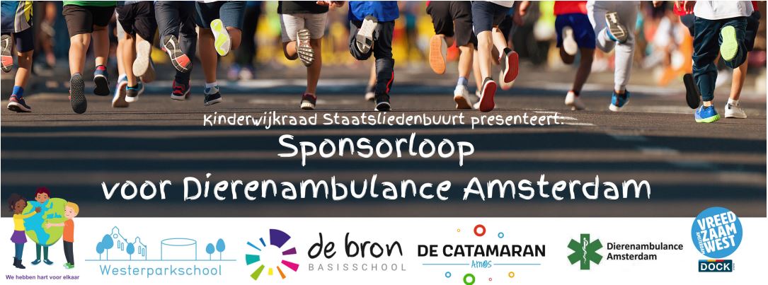 Kinderwijkraad Staatsliedenbuurt organiseert sponsorloop