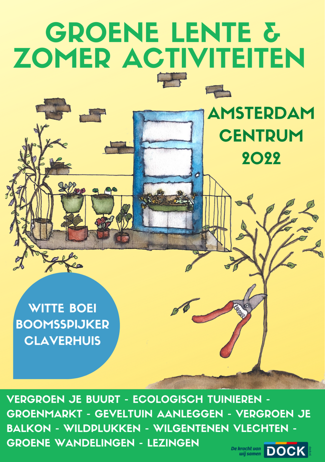 Groene lente en zomer activiteiten