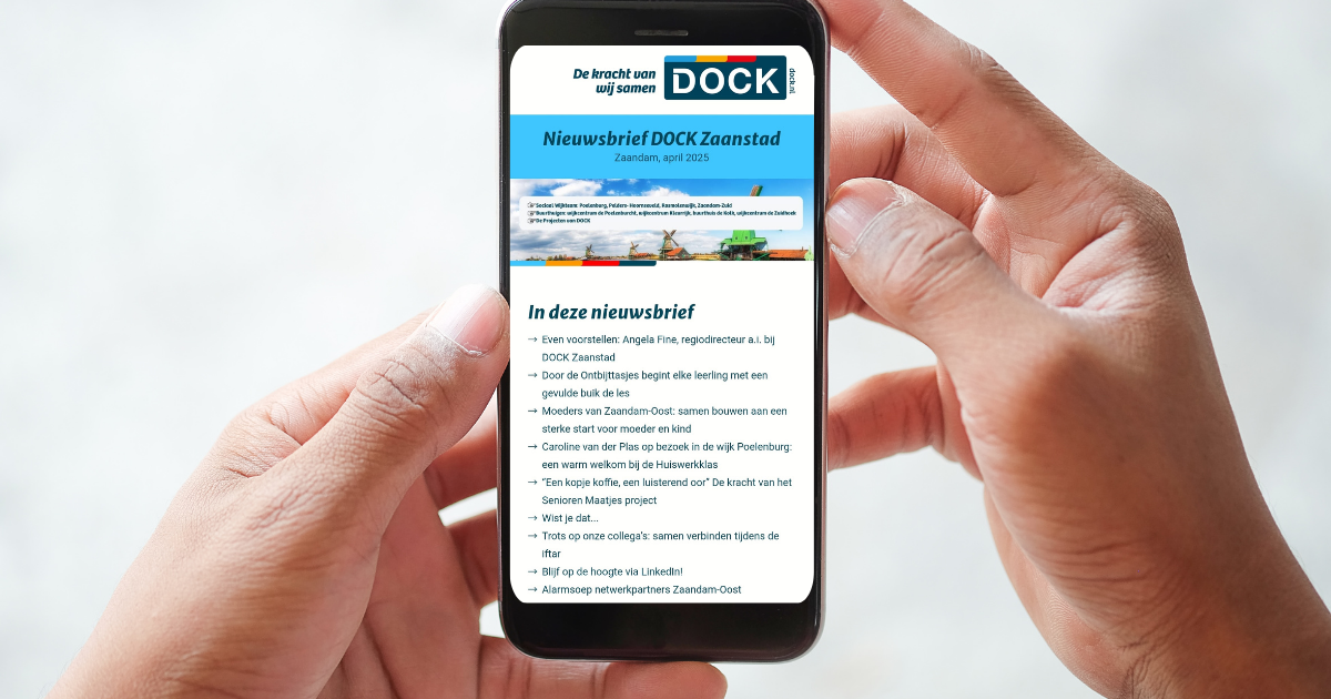 Zaanse nieuwsbrief netwerkpartners verzonden!