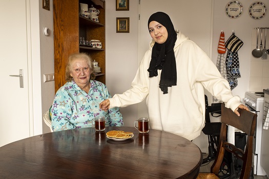 ‘Als ik de verhuizing even niet meer zag zitten, was Nassira er voor me’