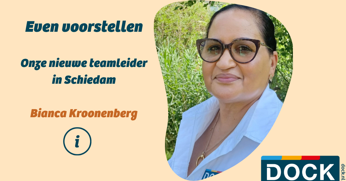 Maak kennis met onze nieuwe teamleider in Schiedam: Bianca Kroonenberg!